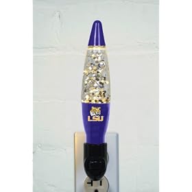 Pack of 3 NCAA Louisiana State Tigers Lava Lamp Night Lights