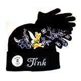 Tinkerbell Beanie and Gloves Set - Disneys Childrens Licensed Tinker discoverer Kids Cap & Mittens Set, Great Gift Idea
