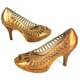 Modern Vintage -- Melory Gold -- Women's Shoes,Pumps