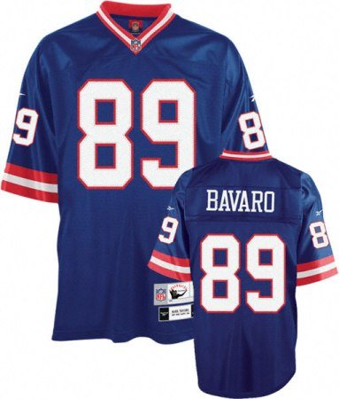 Mark Bavaro Blue Reebok NFL Premier 1991 Throwback New York Giants Jersey