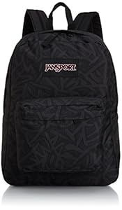 JanSport Black Label Superbreak Backpack - 1550cu in Black Radical Jungle, One Size