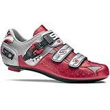 Sidi Genius 5 Women's Mesh Road Cycling Shoes - Steel/Bordeau