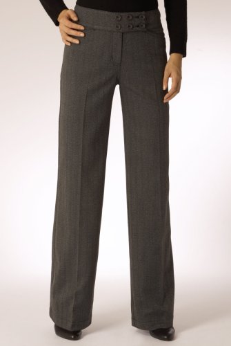 Per Una Straight Leg Zig-Zag Pattern Trousers clothing