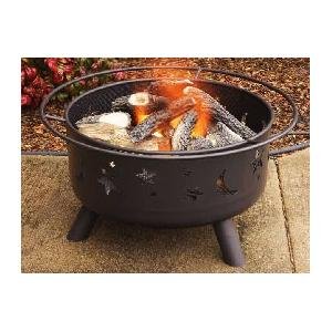 Firegear Starry Night 24-inch Portable Outdoor Propane Gas Fire Pit