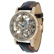 Adee Kaye #AK4005-MRG Men's Le Bauches Mechanical Manual Winding Skeleton Watch (Rose Gold Tone)