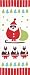 気音間 てぬぐいクリスマスサンタ 大柄手拭