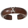 Wood & Sterling Silver Bangle
