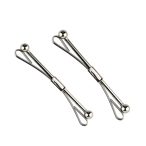 Samway 2pcs silver polished collar bar collar pin+1pcs …