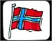 Decorated Mouse Pad with International, Norwegian, Norway
