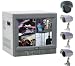 Mace FO5144Q1 14-inch Color Flat Screen with 3 Indoor/Outdoor Cameras and 1 Mini-Dome Camera