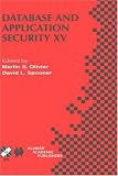  : Database and Application Security XV (IFIP International Federation for Information Processing)