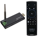 Tronsmart CX-919 RK3188 Quad Core ARM Cortex A9 Android 4.2.2 Mini PC TV Box 2G/8G Black with Mele F10-PRO 2.4G Air Mouse Wirele