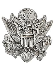 14K Yellow Gold 10.00X09.00 mm Us Army Lapel Pin