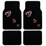 41te s%2BUVXL. SL160  A Set of 4 Universal Fit Pink Red Butterfly Carpet Floor Mats for Cars / Truck