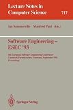 Software Engineering (International Computer Science Series)