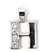 Silver Block Initial Pendant with Cubic Zirconia, Size: 12mm