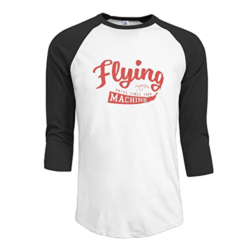 Unisex Flying Machine Raglan 100% Cotton Tshirts