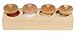 William Bounds, LTD Covered Wood Pinch Bowl Tray.