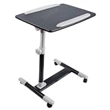 Table de lit pour ordinateur portable avec plateau inclinable à hauteur assistée So-FBT07N2-Sch