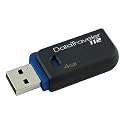 Kingston DataTraveler 112 - 4 GB USB 2.0 Flash Drive DT112/4GBET (Black/Blue) [Amazon Frustration-Free Packaging]