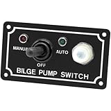 Shoreline Marine Bilge Pump Switch 3-Way Panel