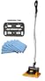 Haan FS-50+ Premier Floor Sanitizing Steam Mop With with 6 microfiber pads, Sanitizing Tray For Carpets and Egronomic Handle