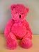 Hot Pink Teddy Bear 11 inches sitting, 16 inches standing