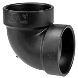 Buy NIBCO 5807-V Series ABS DWV Pipe Fitting, 90 Degree Elbow, Hub