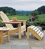Natural Cedar Adirondack Footrest