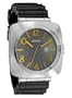 Nixon Men's Volta PU Analog Watch in Black / Yellow (A118-293)
