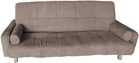 IDO Furniture Miami Modern Sofa Bed With Arms Chenille Light Brown