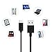 USB Cables, Anypro 5 Pack (3m2,1m2,0.3m) Micro USB Cables Data Cord, High Speed USB 2.0 A Male to Micro B Sync for Android, Samsung, HTC, Nokia, Sony, LG, BlackBerry, Motorola, Black
