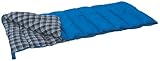 Stansport Prospector Rectangular Sleeping Bag (Blue Plaid, 35-Degree)