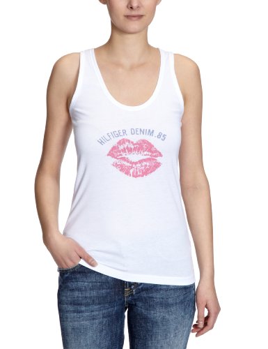 Tommy Hilfiger Damen Delilah tank top 1387901311, Gr. MD (CLASSIC WHITE 100) Preisvergleich