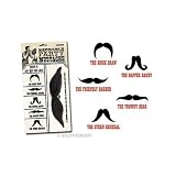 Bendable Party Mustache Set