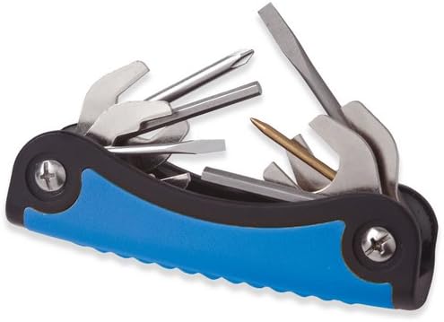 New T-2 Scuba Toolpack Multi Tool (Blue) for Repairing & Adjusting Scuba Diving Regulators (11 Stainless Steel Tools)