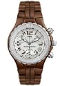 Women's TechnoLady Ceramique Diamond Chronograph Brown Ceramic