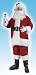 10PC DELUXE PLUSH RED SANTA CLAUS SUIT XL or XXL