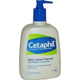 Cetaphil Daily Facial Cleanser, for normal to oily skin, 16.0 -Ounce Bottles (Pack of 2) ~ Cetaphil