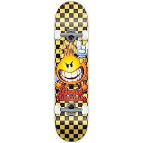 World Industries Am Checker Flameboy - Skateboard - 19 cm