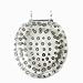 Trimmer Clear with Silver Coins Polyresin Seat Embedded 3D Coins