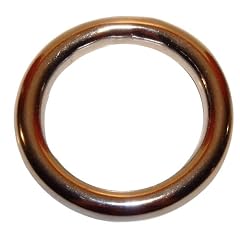 Ring 40x6mm Edelstahl BDSM Intimschmuck Donut Cockring