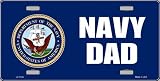 US Navy Dad License Plate