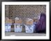 An Afghan Woman in a Burqa Oversees Ballot Boxes Associated Press Collection Framed A...