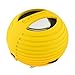 XBOOM Mini Portable Capsule Speaker with Rechargeable Battery and Enhanced Bass+ Resonator - Yellow