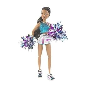 Barbie Pom Pom Divas Twirl Girls Doll (African American) by Mattel