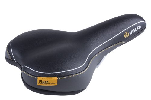 Velo Sattel Plush D2, black, 262 x 165 mm