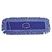 UNISAN 1124 Mop Head, Dust, Looped-End, Cotton/Synthetic Fibers, 24 x 5, Blue
