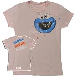 Sesame Street - Cookie More Ladies T-Shirt