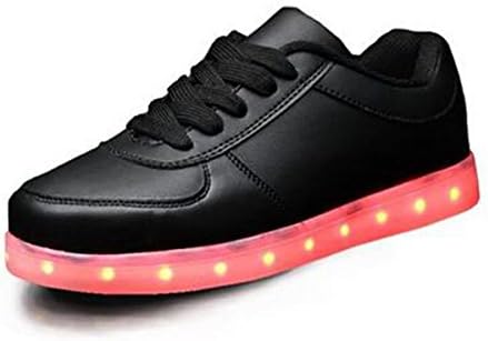 PINUO 2016 Large Size 35-46 Luminous Shoes Unisex Led Glow Men &amp; Women USB Rechargeable Light Led Shoes